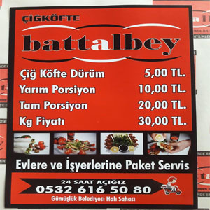 Gümüşlük Çiğ Köfte, Battal Bey Çiğ Köfteci