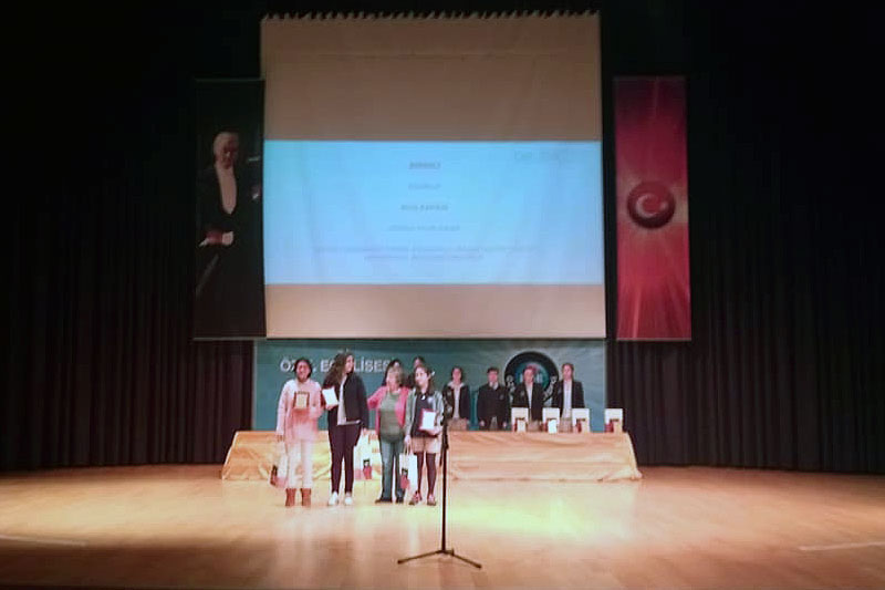 1.lik ödülü Bodrum Şehit Türkmen Tekin AİHL öğrencisine 4