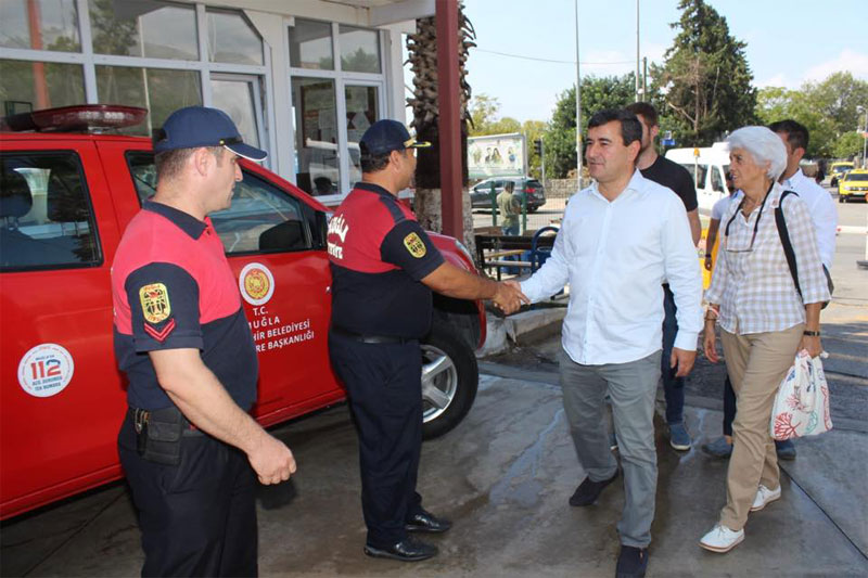 CHP Bodrum'dan İtfaiyeciler Haftası ziyareti 4