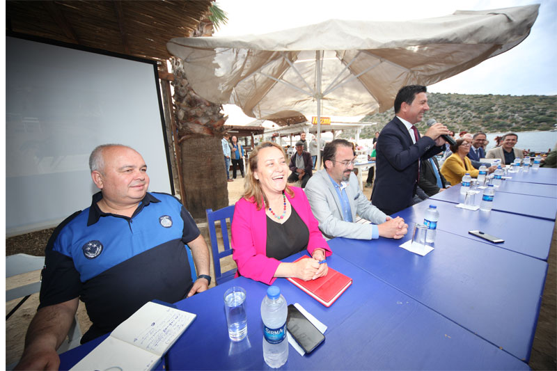 Bodrum Belediye Başkanı Ahmet Aras Gümüşlük buluşması 3
