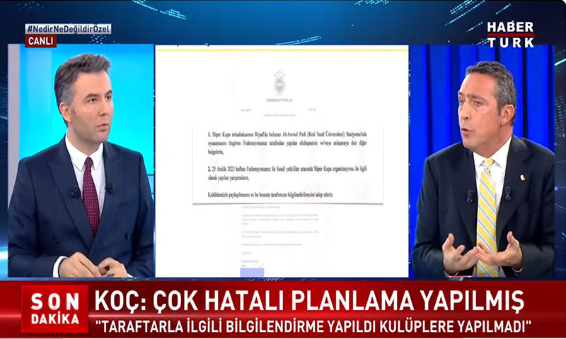 Fenerbahçe Başkanı Ali Koç tek tek anlattı 3