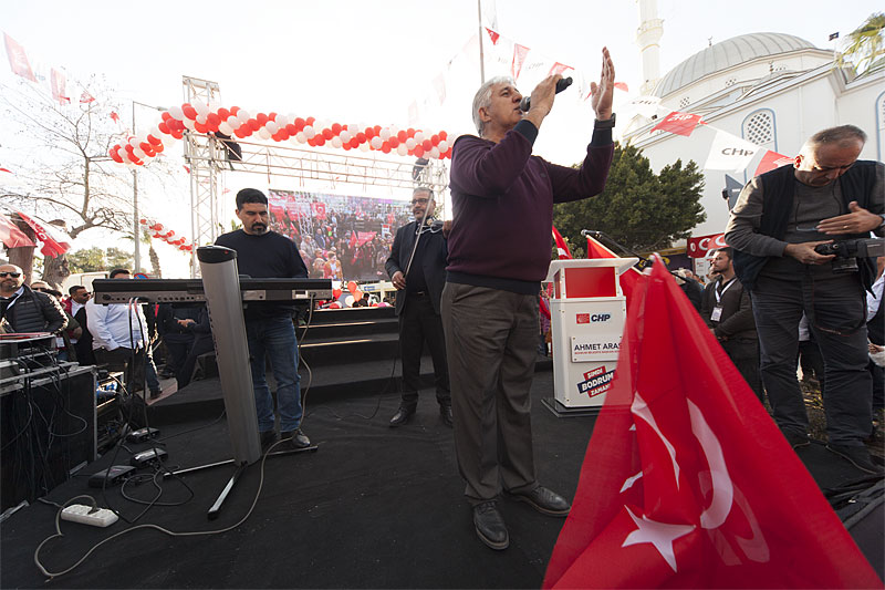 CHP Bodrum Belediye Başkan adayı Ahmet Aras Turgutreis'de 3