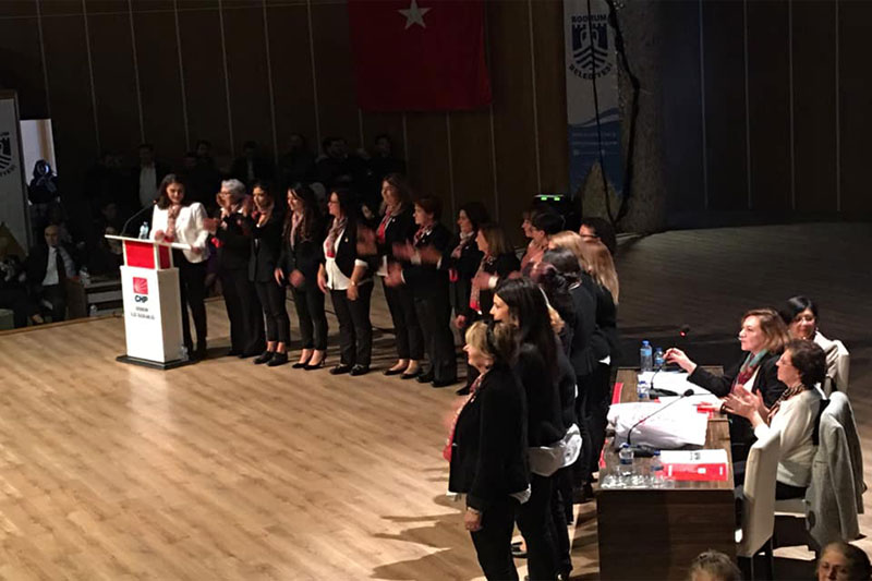CHP Bodrum İlçe Kadın Kolu Olağan Kongresi 2020 3