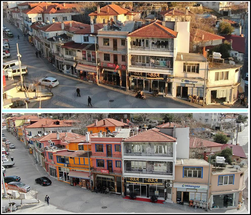 It becomes colorful with its building through Kavaklıdere