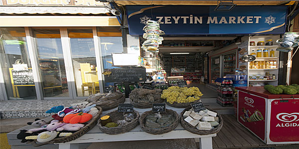 Gümüşlük Zeytin Market; Gümüşlük bakkal; Gümüşlük market; Gümüşlük; Bodrum