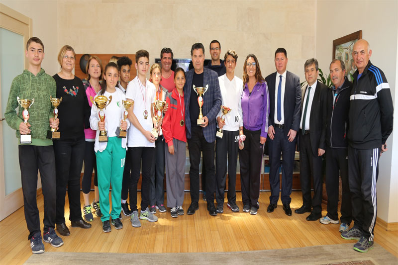 Atletizmciler Başkan Kocadon’u ziyaret etti 2