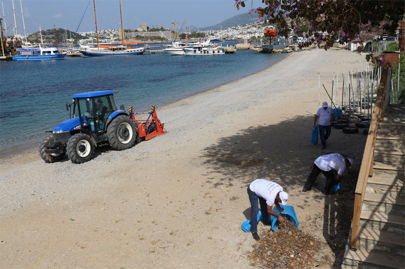 Bodrum sahilleri yaza hazırlanıyor 4