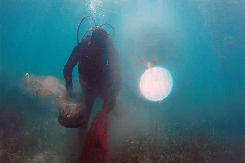 Bitez'de deniz dibi temizliği 3