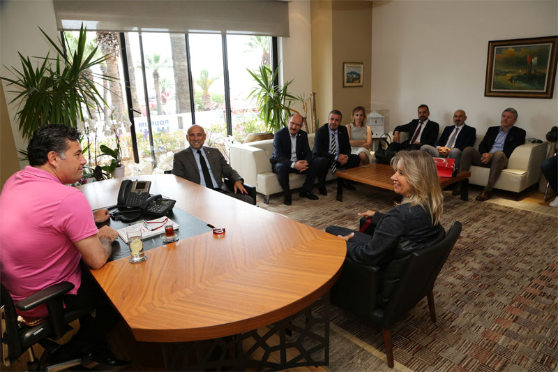 Türkiye Basketbol Federasyonu (TBF) yetkilileri ziyaret 2