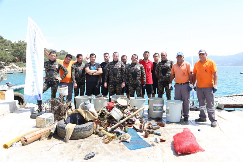 Dalış ekibi bu hafta Torba’yı temizledi 4