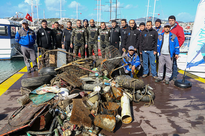 Bodrum Deniz Dibi Temizlik Kampanyası 6