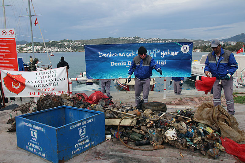 Deniz dibi temizliği Bitez'de devam etti 5