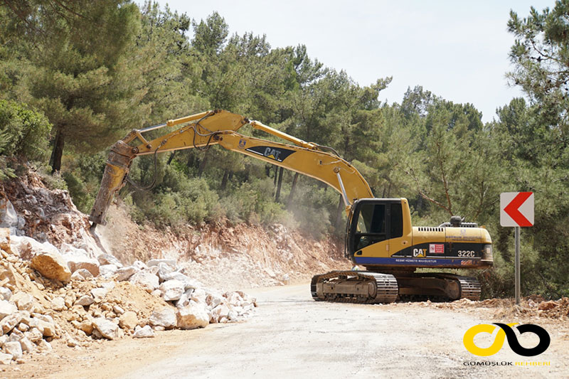 Torba - Kızılağaç yolu genişletiliyor 3