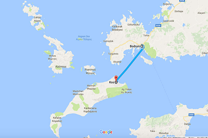 Остров кос карта
