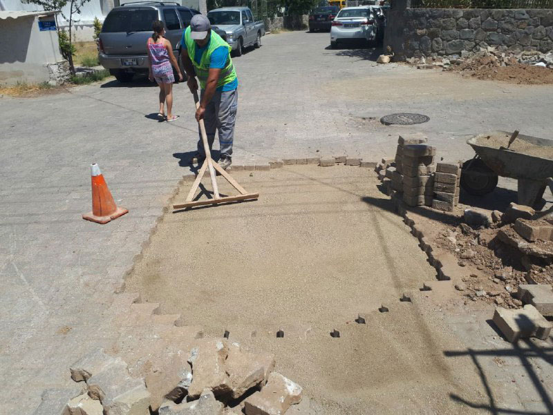 Bodrum'un bozulan yolları yapılıyor 4