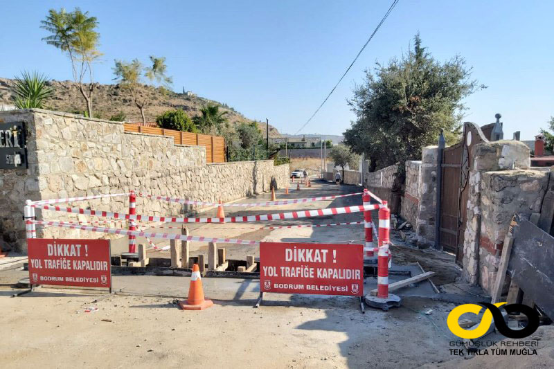 Bodrum'da su taşkını önlemleri 2