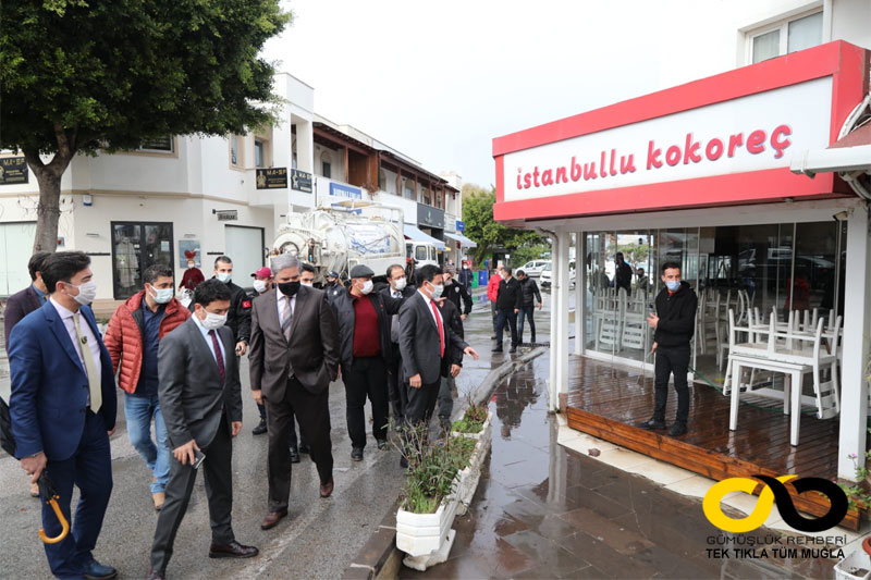 Kaymakamlık ve belediyeden inceleme, Bodrum, 14.12.2020