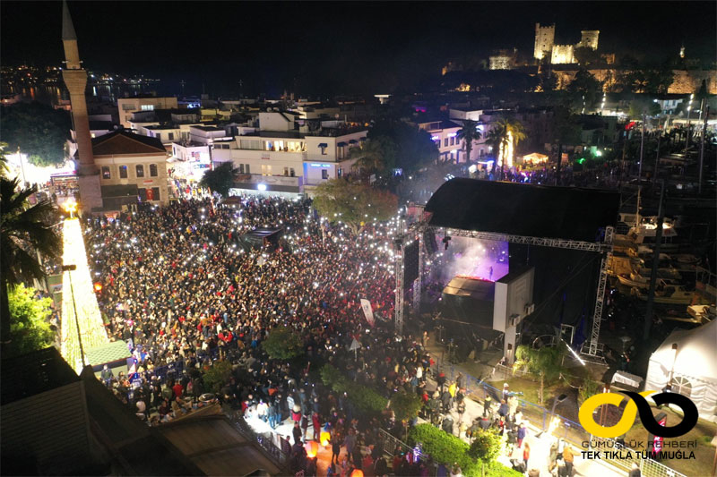 Bodrum'da yılbaşı kutlaması, 31 Aralık 2021 2