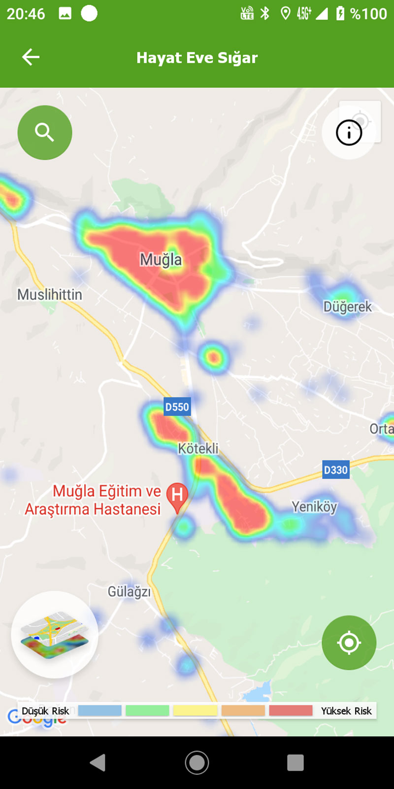 Muğla 08 Ocak 2022 HES durumu