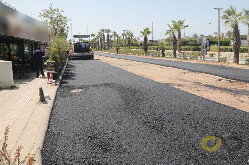 Turgutreis'te yollar asfaltlanıyor 2