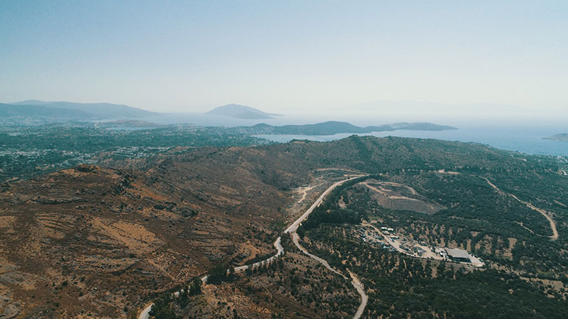 Bodrum, Ortakentte imara açılan arazi, arşiv - Bodrum Belediyesi