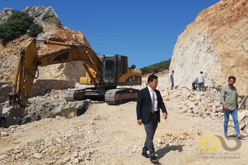 Bodrum Belediye Başkanı Ahmet Aras Yeni Devlet Hastanesi yolu inşaatı, Ağustos 2022