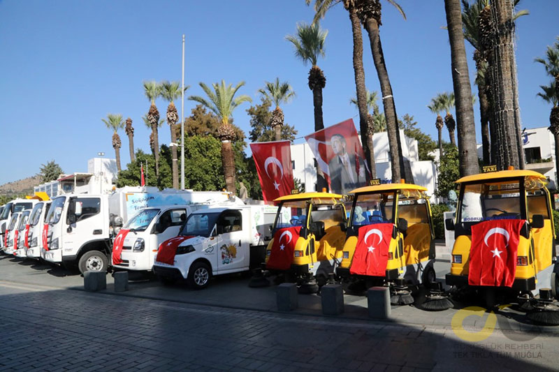 New service vehicles for Bodrum Municipality