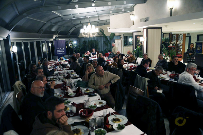 10 Ocak Çalışan Gazeteciler Günü, Bodrum Belediyesi yemeği. 3