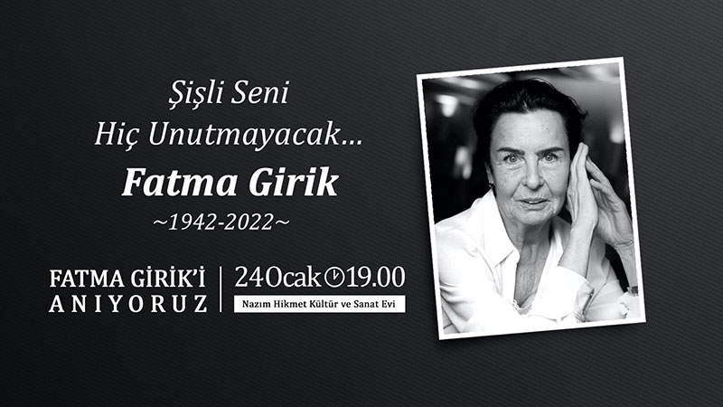 Şişli Belediyesi, Fatma Girik anması, 24 Ocak 2023