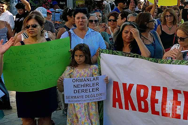 Bodrum'da Akbelen ormanları eylemi, 02 Ağustos 2023 - 48 Haber Ajansı