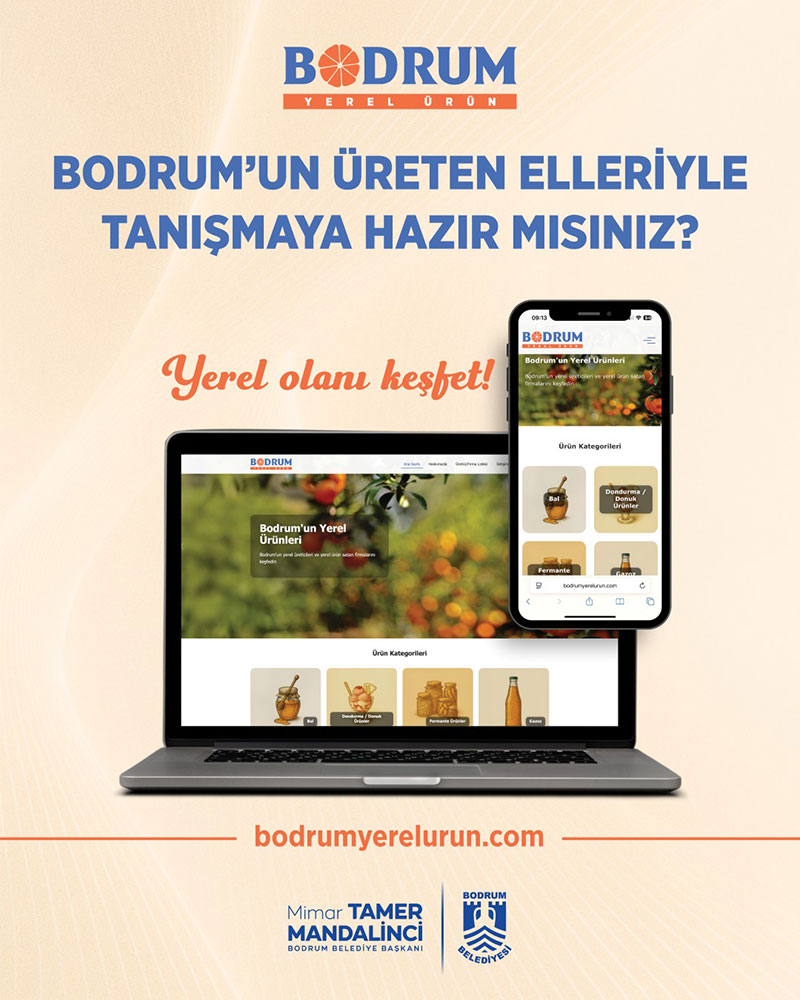 Bodrum Yerel Ürün web sitesi