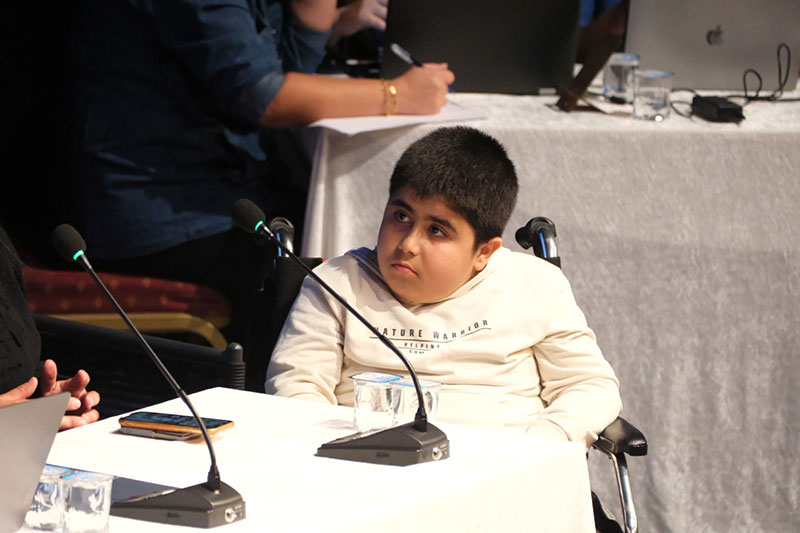 Duchenne Musküler Distrofisi (DMD) kas hastası Eymen Özdoğan