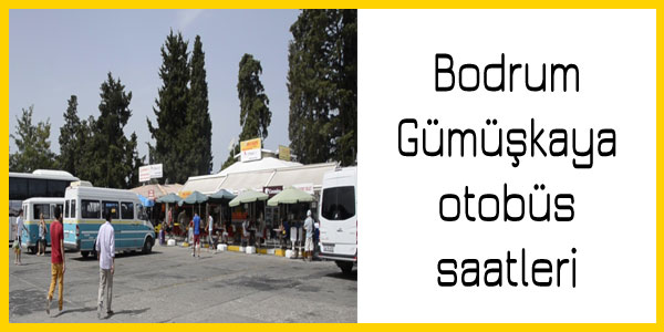 Bodrum, Gümüşkaya dolmuş, otobüs saatleri