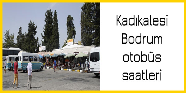 Kadıkalesi, Bodrum otobüs saatleri