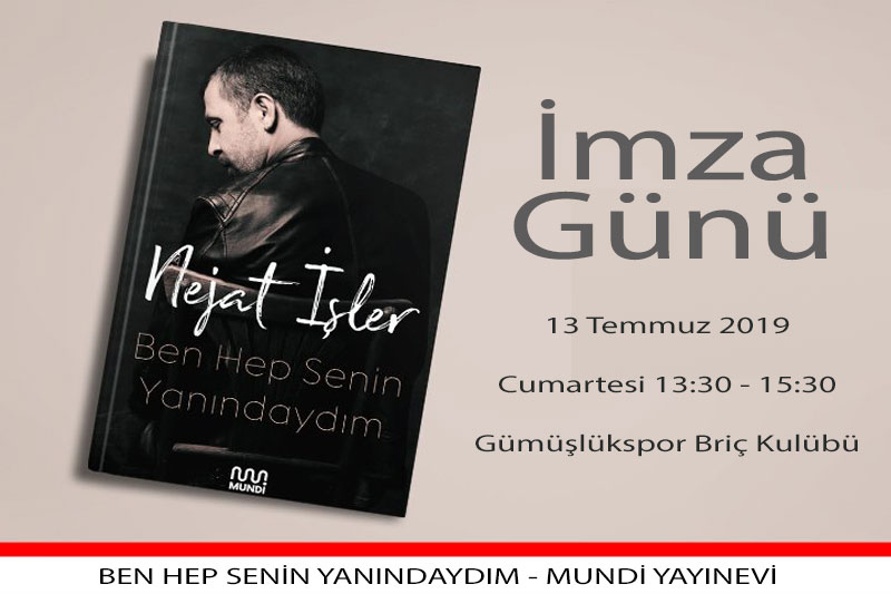 Nejat İşler kitap imza günü 2