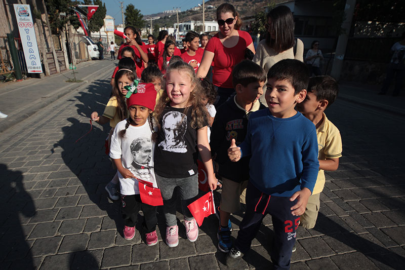 Gümüşlük'te 29 Ekim Cumhuriyet Bayramı kutlaması 2019 2