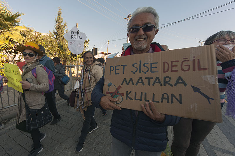 Gümüşlük'te İklim Acil Çağrısı etkinliği 2