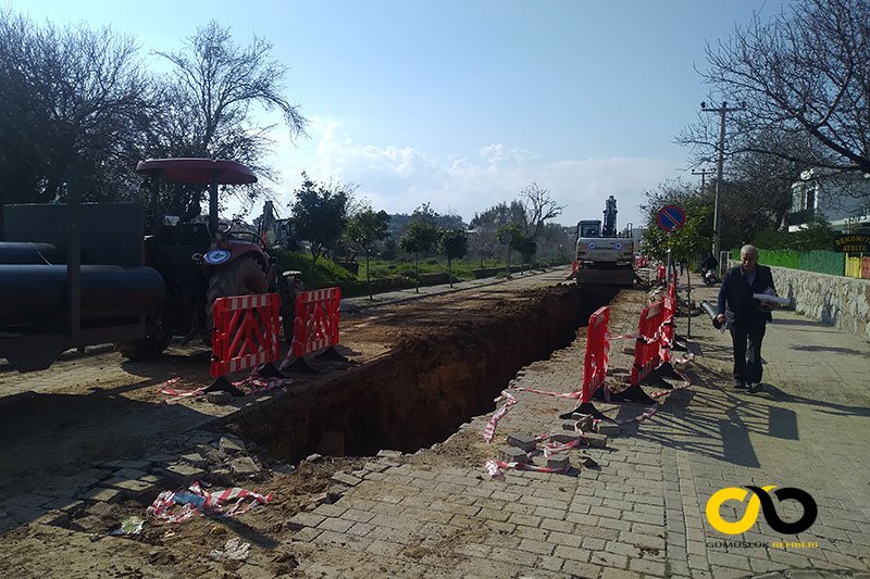 DİKKAT; Gümüşlük'te yollar kapalı 4