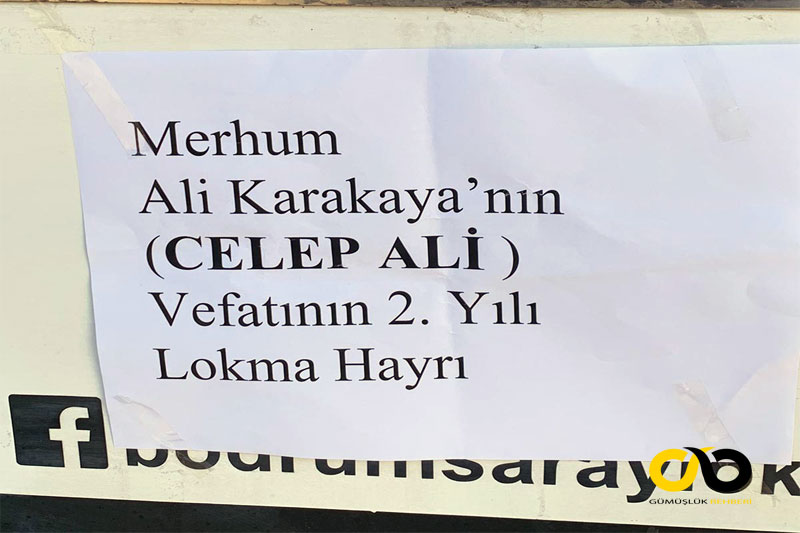 Celep Ali Karakaya için 2. yıl lokma hayrı 5