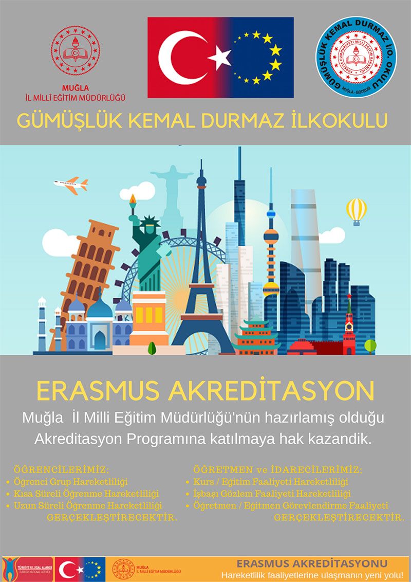 Erasmus+ projelerine katılmaya hak kazandı