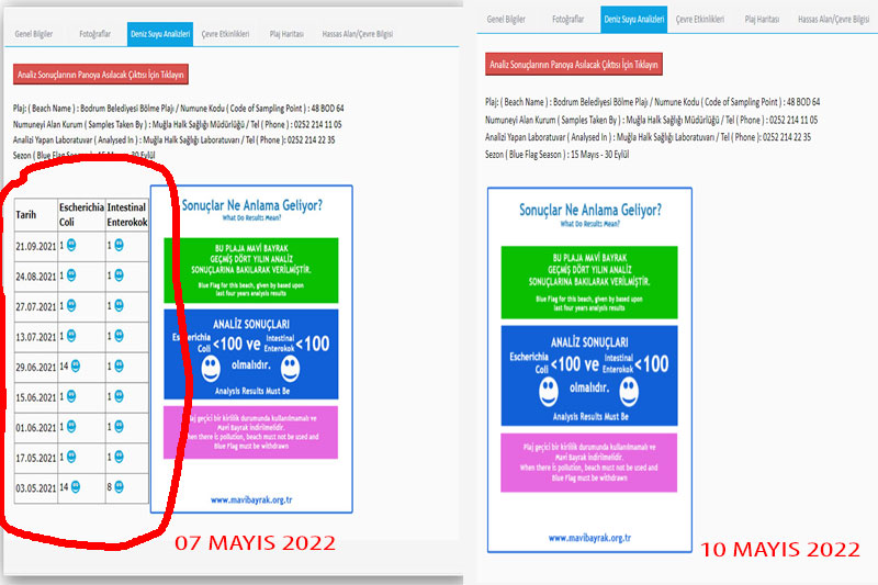 TURÇEV web sitesi, Gümüşlük bölümü