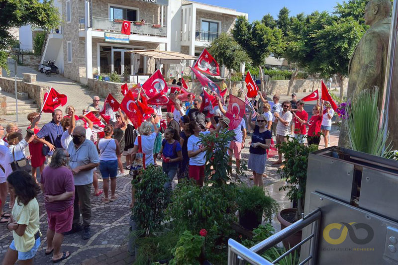 30 Ağustos Zafer Bayramı Gümüşlükte coşkuyla kutlandı 1