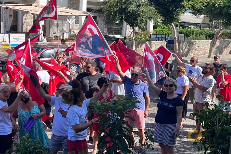 August 30 Victory Day was celebrated with enthusiasm in Gümüşlük