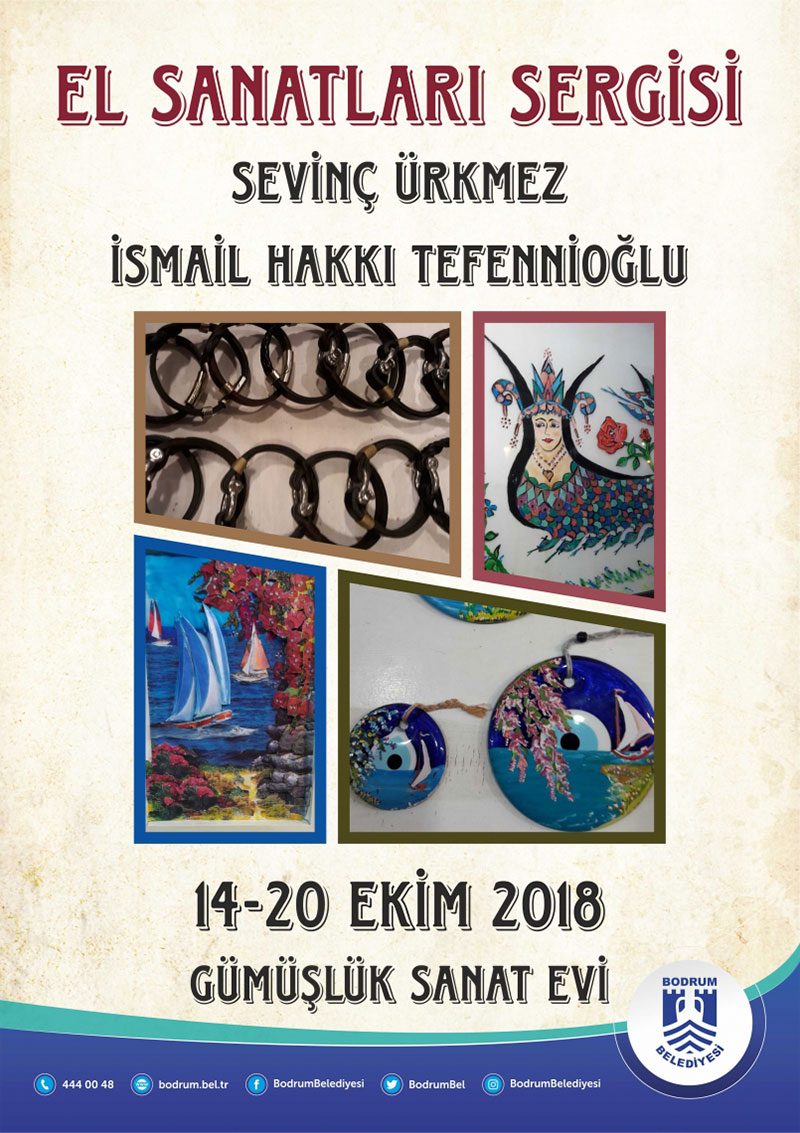 Sevinç Ürkmez ve İsmail Hakkı Tefennioğlu’nun El Sanatları Sergisi