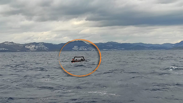 23 düzensiz göçmen Yunan adalarına geçmek isterken yakalandı