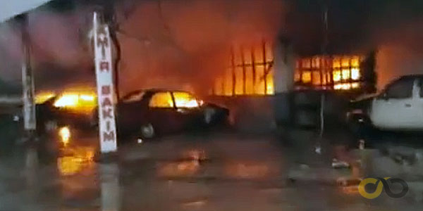 Menteşe'de tamirhanede yangın, 13 Aralık 2022 - GAH