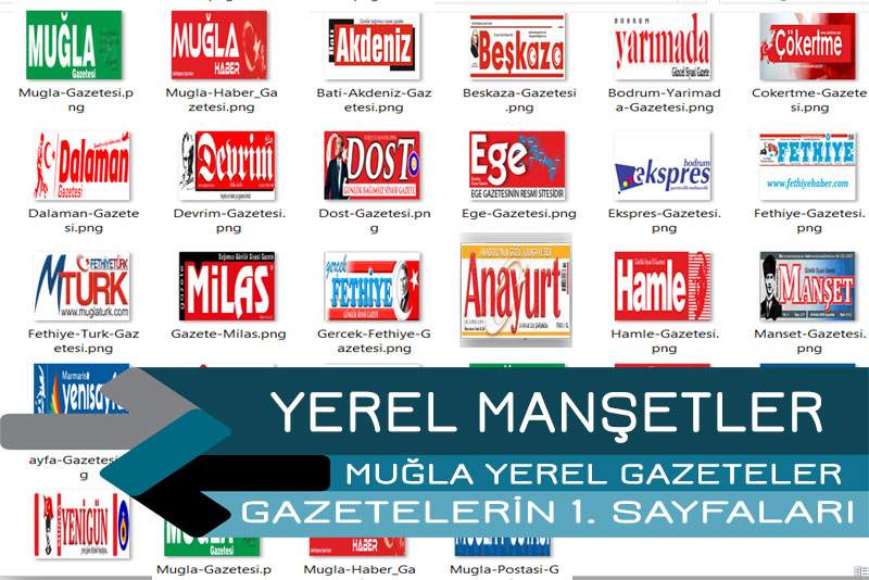 Manşetler; Muğla Yerel Gazeteler 1