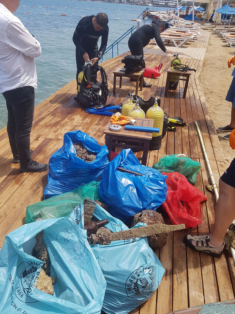 Muğla Büyükşehir’den deniz temizliği 2