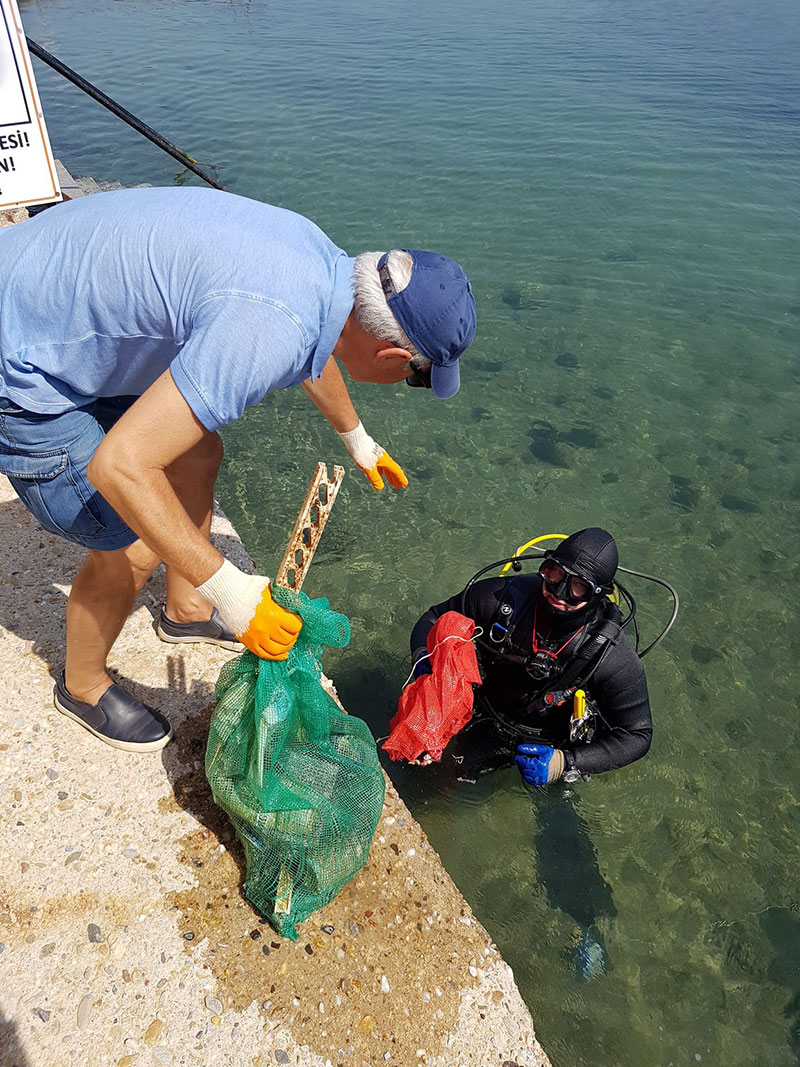 Muğla Büyükşehir’den deniz temizliği 3