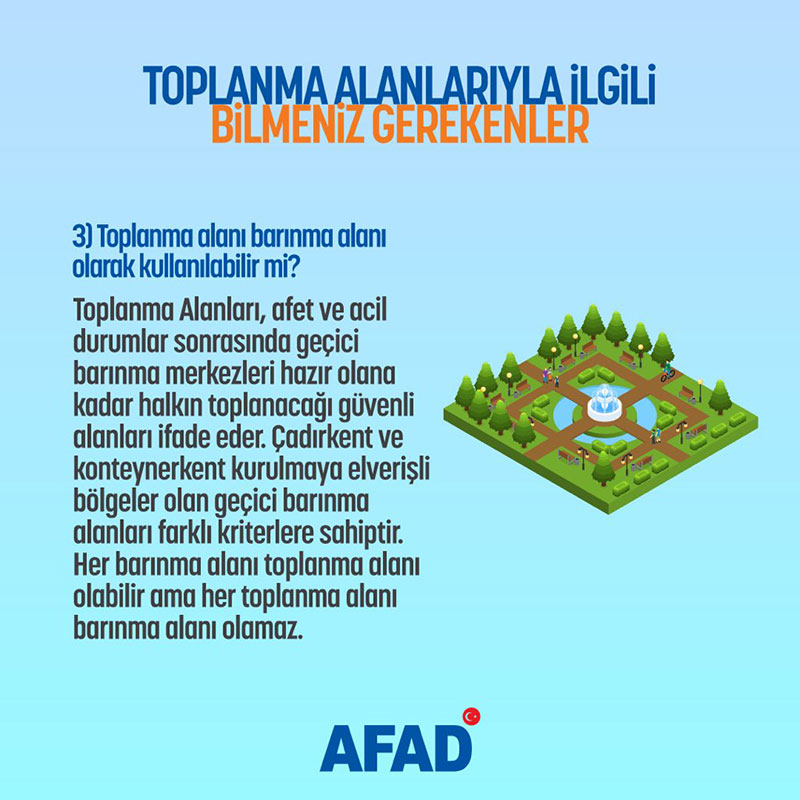 Muğla'nın afet toplanma alanları 5